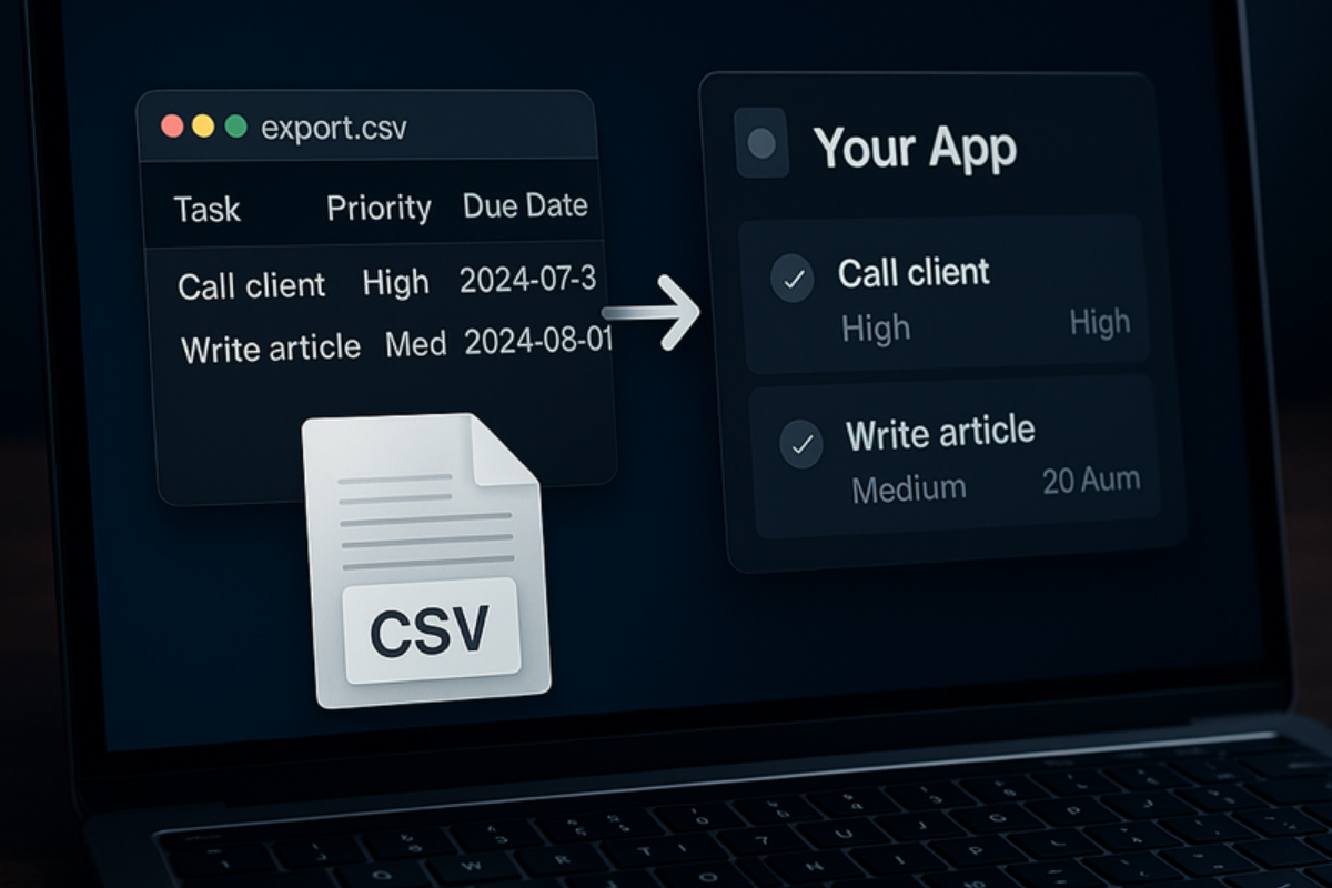 MindDumper export and integrations interface